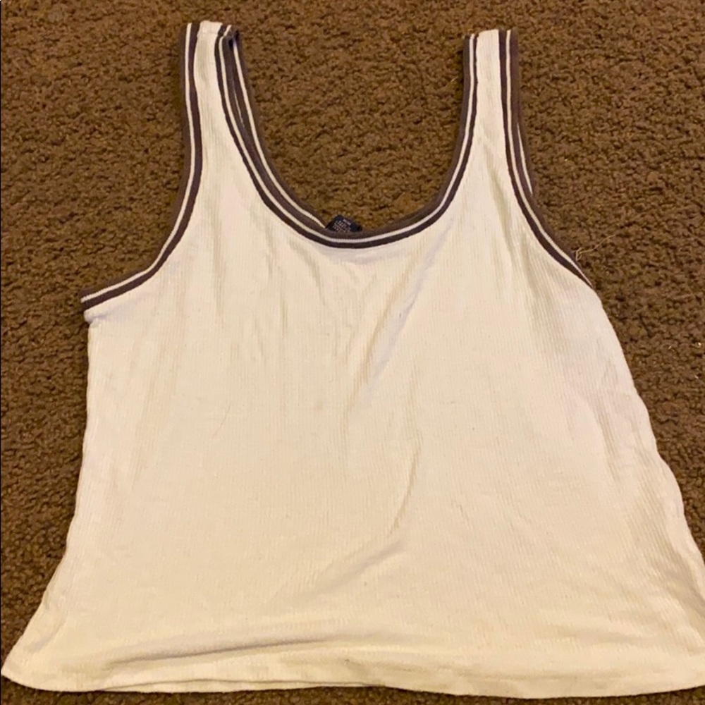White crop top
